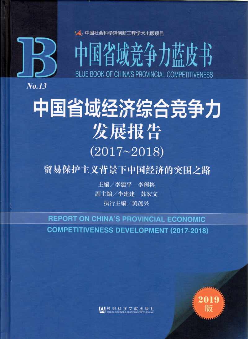 日20岁香港美女B边日边看视频中国省域经济综合竞争力发展报告（2017-2018）